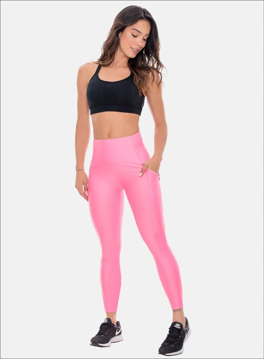 Leggins Pink Barbie with pocket