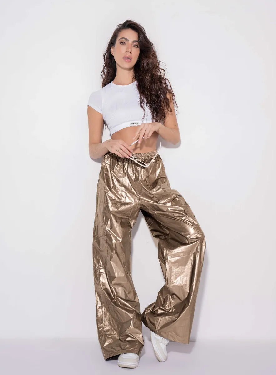 Cargo Metallic Pants